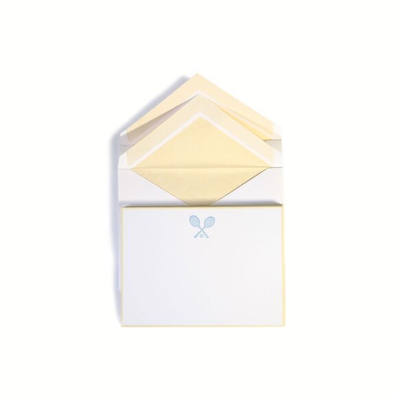 NEW The Printery Tennis Racquets Note Cards - Picture 1 of 6